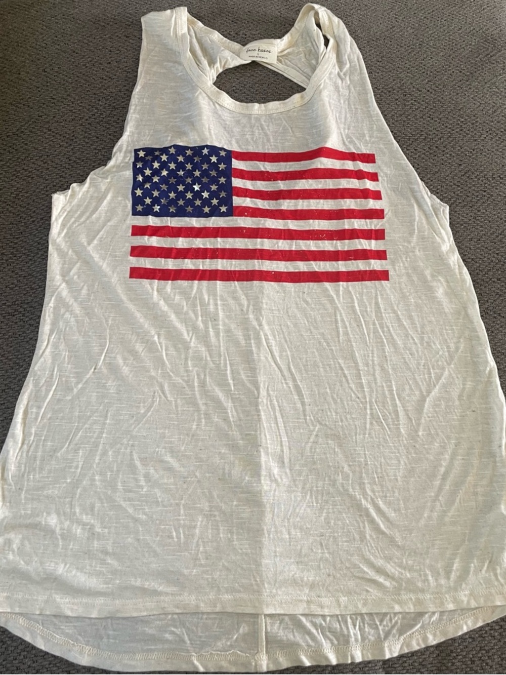 NWOT Junior’s Patriotic Tank Top